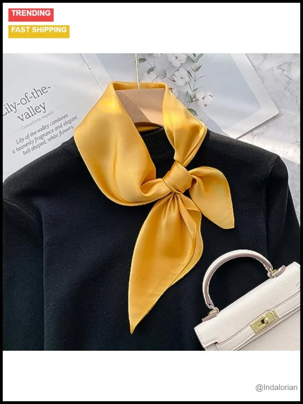 100% Mulberry Silk Square Scarf 26
